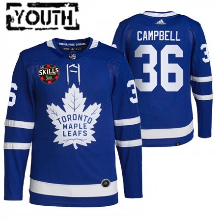 Kinder Eishockey Toronto Maple Leafs Trikot Jack Campbell 36 2022 NHL All-Star Skills Authentic